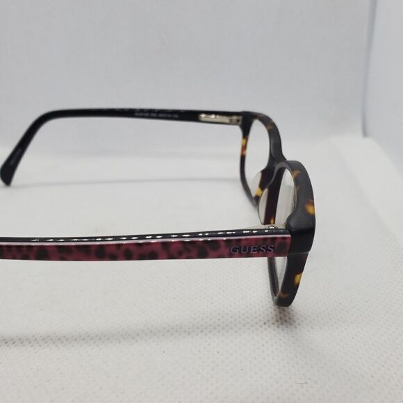 Guess Brown & Pink Tortoiseshell Prescription Glasses Frames - Picture 4 of 9